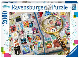 Пазл «Альбом с марками с героями Disney», 2000 элементов, Ravensburger 1