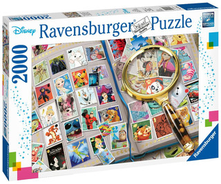 Пазл «Альбом с марками с героями Disney», 2000 элементов, Ravensburger 2
