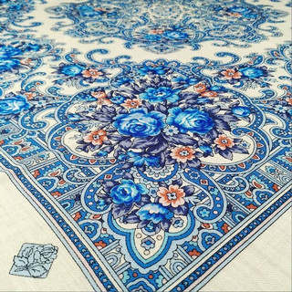 Платок «Веселые деньки» шерсть, 72х72 см, артикул 1879-1 2