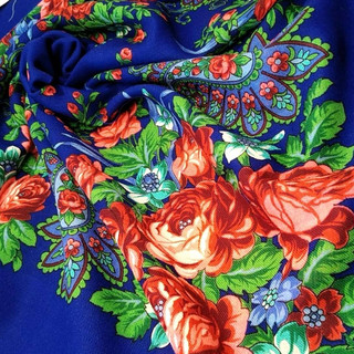 Платок «Южная ночь» шерсть, 89х89 см, артикул 148-13 2