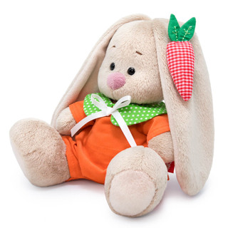 Зайка Ми в оранжевом комбинезоне, 15 см, артикул SidX-484 2