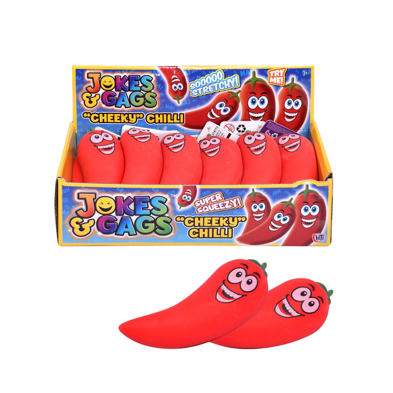 Игрушка-антистресс 'Злорадный перец' Halsall Toys, цвет красный