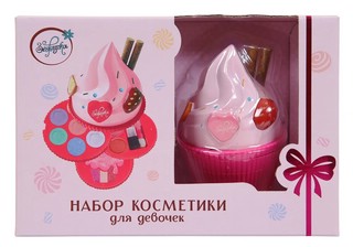 Набор декоративной косметики в кейсе 'Капкейк'. Романтическая серия 7
