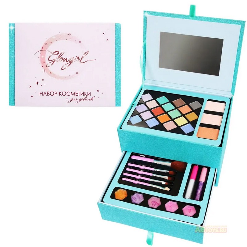 Набор декоративной косметики для девочек 'Сверкающий бирюзовый'