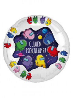 Воздушный шар фольгированный 'Круг. Космонавтики' MILAND