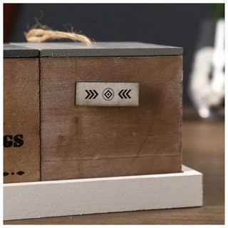 Шкатулка 'Стиль' из трех ящиков, 9.5х11х29 см  4