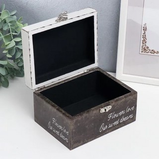 Шкатулка 'Любовь и цветы' 9х12х16 см 2