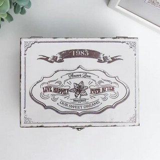 Шкатулка 'Любовь и цветы' 9х12х16 см 3