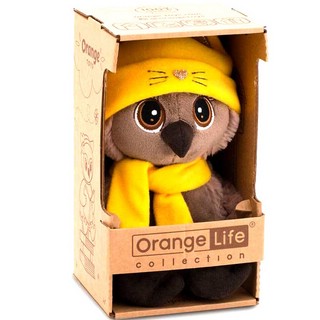 Сова Соня 'Шапка Котёнок' 20 см, Orange Toys 2