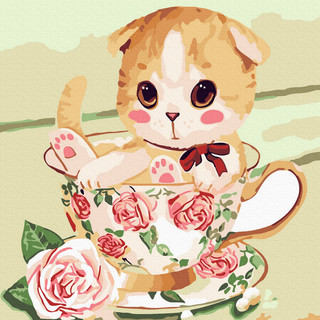 Картина по номерам 'С добрым утром' (19 цветов), 20х20 см Molly 1