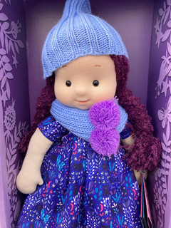 Тиана в шапочке и шарфе, артикул Mm-Tiana-02