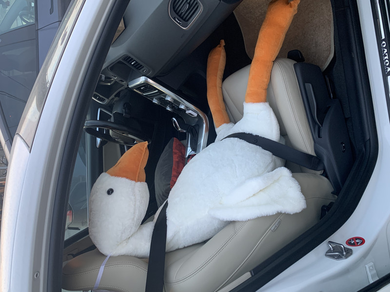 Гусь Обнимусь 160 см, плюшевый