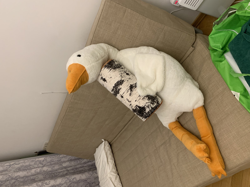 Гусь Обнимусь 160 см, плюшевый