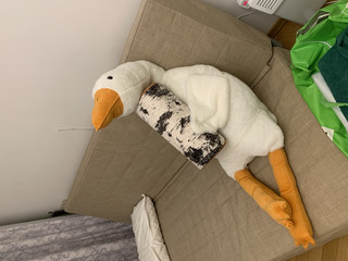 Гусь Обнимусь 160 см, плюшевый