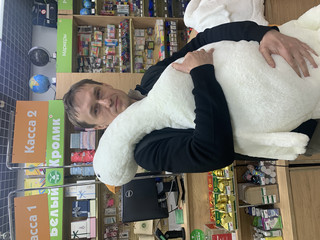 Гусь Обнимусь 160 см, плюшевый