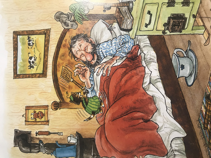 История о том, как Финдус потерялся, когда был маленьким