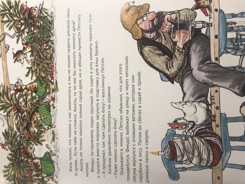 Рождество в домике Петсона