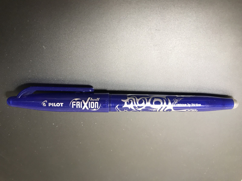 Ручка гелевая пиши-стирай PILOT FriXion Ball, 0.7 мм, синий