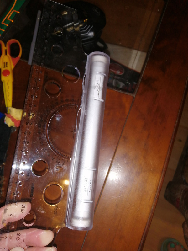 Линейка-рейсшина 30 см металлический ролик