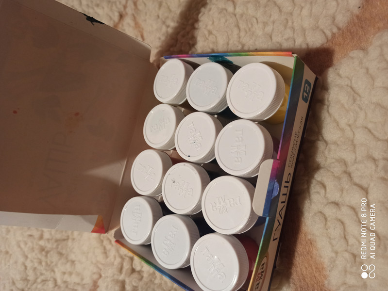 Гуашь Гамма 'Классическая', 20 мл, 12 цветов