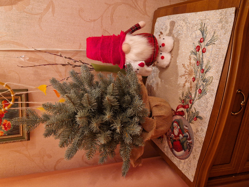 Елочка настольная Holiday Classics голубая хвоя, высота 45 см