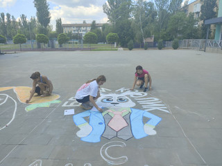 Конкурс Большой конкурс рисунков на асфальте, Аркадьевна Виктория 2