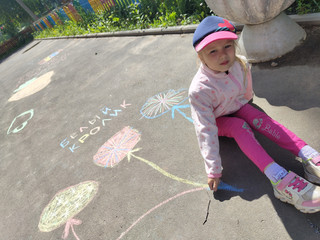 Конкурс Большой конкурс рисунков на асфальте, Соболева Светлана 1