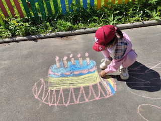 Конкурс Большой конкурс рисунков на асфальте, Зотова Наталья 2