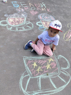 Конкурс Большой конкурс рисунков на асфальте, Зотова Наталья 3