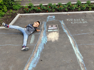 Конкурс Большой конкурс рисунков на асфальте, Зотова Наталья 1