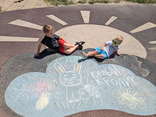 Конкурс Большой конкурс рисунков на асфальте, Крылова Светлана 5