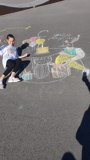 Конкурс Большой конкурс рисунков на асфальте, Поддубная Ксения 2