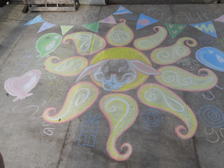 Конкурс Большой конкурс рисунков на асфальте, Кудерко Надежда Павловна 7