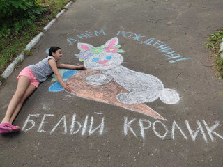 Конкурс Большой конкурс рисунков на асфальте, Лебедева Надежда 1