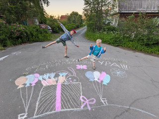 Конкурс Большой конкурс рисунков на асфальте, Саукконен Анна 2