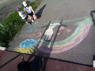 Конкурс Большой конкурс рисунков на асфальте, Валиева Татьяна 2