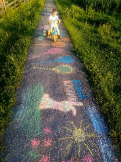 Конкурс Большой конкурс рисунков на асфальте, Валиева Татьяна 3