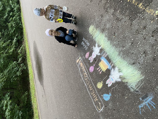 Конкурс Большой конкурс рисунков на асфальте, Панчиева Гузель 3