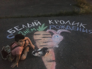 Конкурс Большой конкурс рисунков на асфальте, Игнатенко Ольга 1