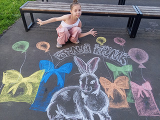 Конкурс Большой конкурс рисунков на асфальте, Рубцова Светлана 2