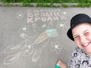 Конкурс Большой конкурс рисунков на асфальте, Николаева Кристина 1