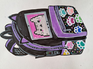 Конкурс Рисуем рюкзак будущего!, Агапова Елена 1