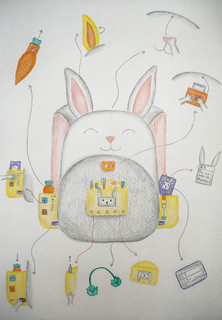 Конкурс Рисуем рюкзак будущего!, Михальченко Марина 3