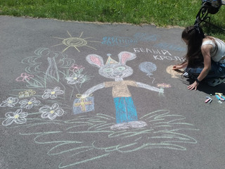 Конкурс Большой конкурс рисунков на асфальте, Белоенко Любовь 3