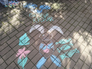 Конкурс Большой конкурс рисунков на асфальте, Крупенькина Дина 2