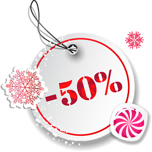 Распродажа 50% на Новый Год 2012