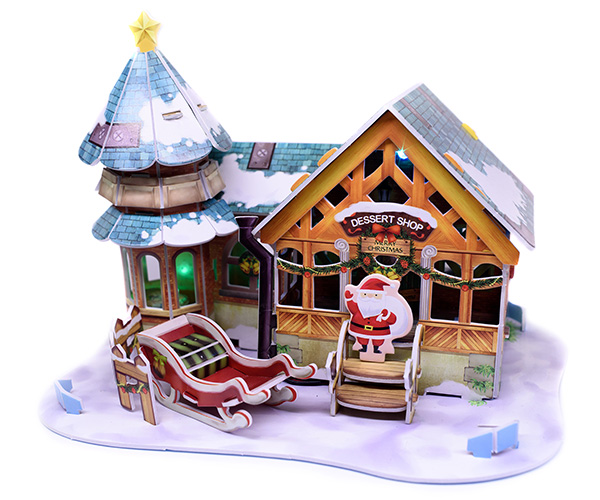 Домик Деда Мороза своими руками Сделайте домик для Деда Мороза своими руками