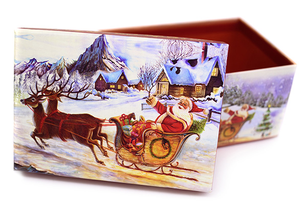 Коробка для новогоднего подарка Подарки к новому году