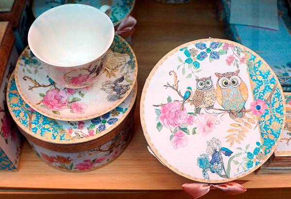 Чайные пары с изображением сов Чайные пары с изображением совушек