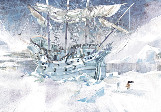 Фрида Нильсон, "Пираты ледового моря", иллюстрация, издательство "МИФ"